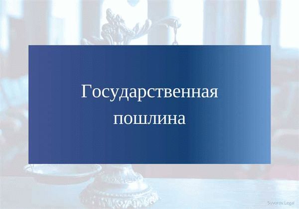 Факторы, влияющие на размер государственной пошлины