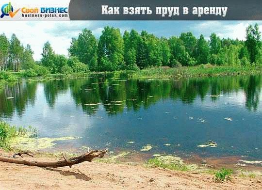 Как взять в аренду водоем?