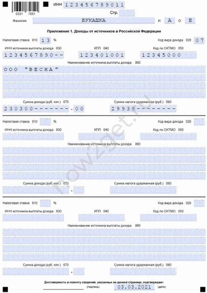 Порядок и особенности заполнения декларации 3-НДФЛ пенсионером на вычет за покупку квартиры