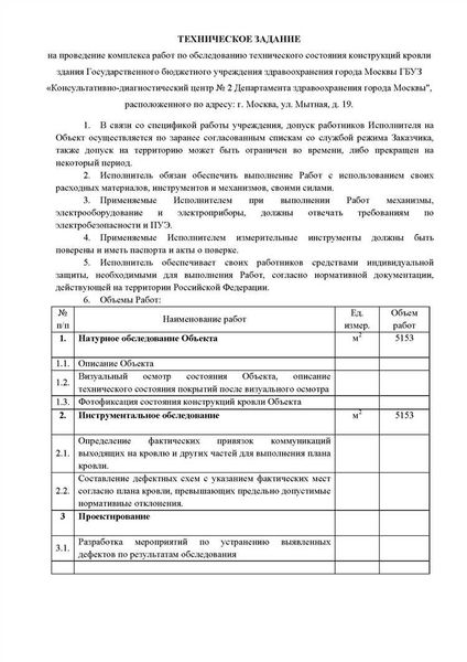 Процесс разработки технического задания