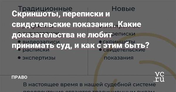 Важность письменных доказательств в суде