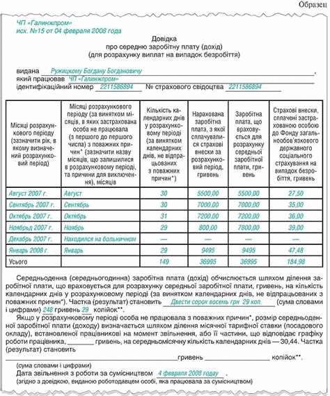 Справка для начисления пенсии образец