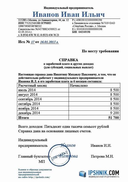 Особенности заполнения бланка справки о доходах за 3 месяца