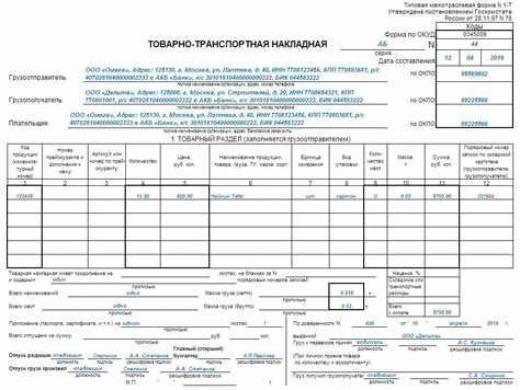 4. Что нужно знать при заполнении новой накладной